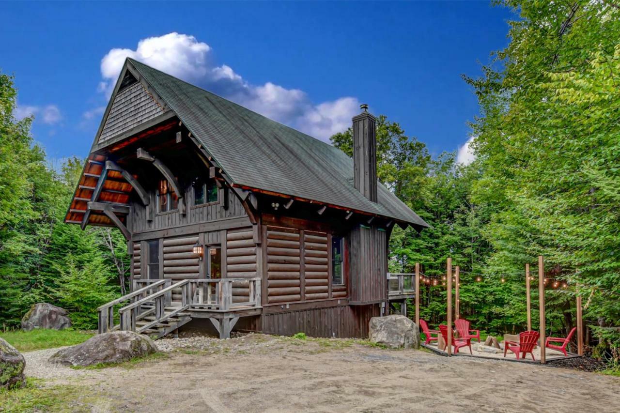 Chic Log Chalet With Hot Tub - Mont-Tremblant North Side By Reserver.Ca ลัค-ซุแปร์ริเออร์ ภายนอก รูปภาพ