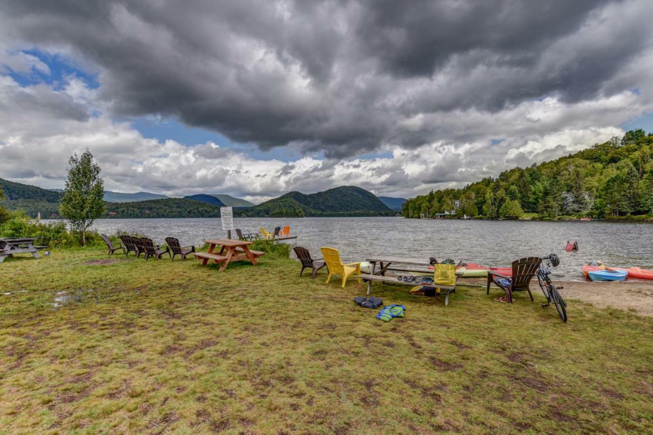 Chic Log Chalet With Hot Tub - Mont-Tremblant North Side By Reserver.Ca ลัค-ซุแปร์ริเออร์ ภายนอก รูปภาพ